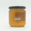 vue latérale du pot de miel de mûrier